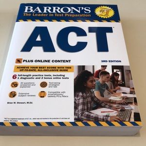 New...Barrons ACT Book